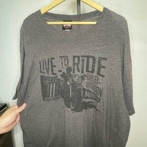Harley Davidson “Live to Ride” Silverton Colorado T-Shirt Sz XXL
